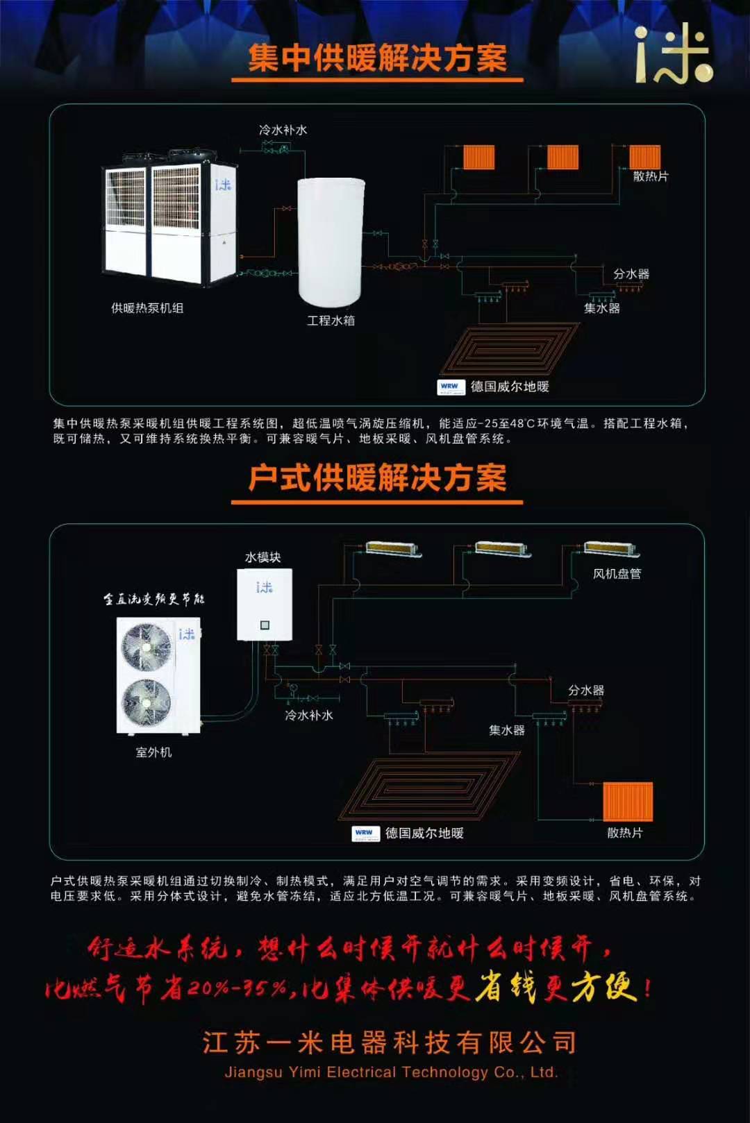 米舒适水空调系统（两联供系统）